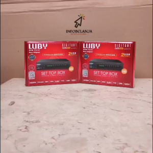 Set Top Box Luby DVB-T2-01 Receiver TV Analog & Digital Full HD SNI Garansi Resmi Original