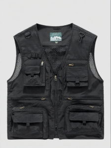 SHANCHEN | Premium Custom Logo Printing Work Vest Multi-Pocket