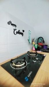 Sanex Kompor Gas / Kompor Tanam Kaca 2 Tungku Api Biru Tornado - KT201 - FREE ONGKIR Jabodetabek