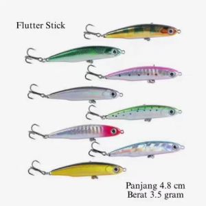 Umpan casting mini pencil flutter stikbait