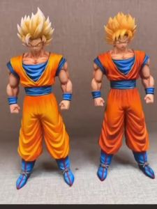 Bandai | 31.5cm/12.4inch Dragon Ball Z Sjj1 Ssj2 Goku Figure Son Goku Super Saiyan Action Figures Pvc Statue Collection Model Toys Gifts