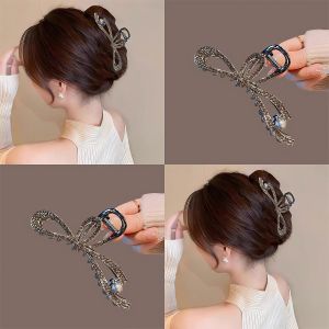 Kẹp Tóc Cỡ Lớn Màu Đen Butterfly Milan past Story Kẹp Tóc Cá Mập Thanh Lịch Phụ Kiện Tóc Sau Đầu Cao Cấp