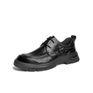 Belle | Genuine Leather Height Increasing Warm Mens Leather Shoes