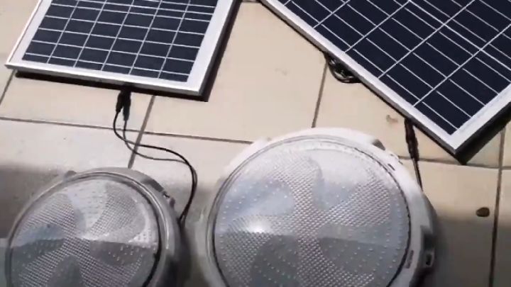 LuzNest solar LED indoor ceiling chandelier remote control solar lights ...