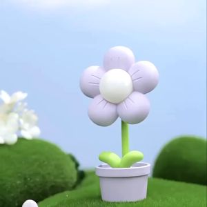 RBTECH Mini Flower Night Light Cute Atmosphere Bedside Lamp Creative Desktop Decoration Bedroom Lights Cute Lights