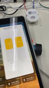 Zemismart สวิตช์หลอดไฟสีเหลือง 2ช่อง 2Way ไฟบ้าน Google SmartThings APP ระยะไกล DIY