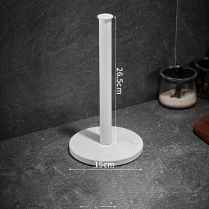 Nordic Marble Paper Towel Holder Kitchen Paper Roll Holder Vertical Napkin Holder Plastic Wrap Storages Things For the Home Bath