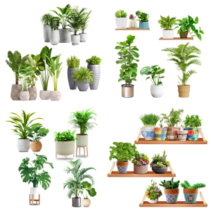 3D Simulated Plant Decorative Wall Sticker