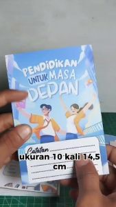 Buku Tabungan Elegan Multifungsi - Desain Grafis Modern | Warna Variatif | Ukuran 10x145 cm | Isi 6 Lembar (12 Halaman)
