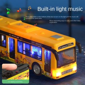 Bus Model Toy Car Light Music Bus
