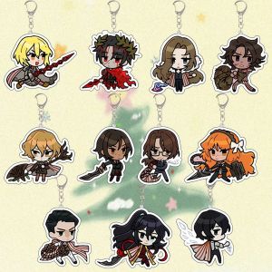 Bandai | For Limbus Company Game YiSang Sinclair Meursault Heathcliff Rodion Acrylic Keychain Sending Friends Backpack Accessories Gift