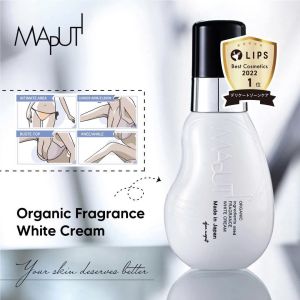 Kem dưỡng Sáng vùng da nhạy cảm MAPUTI Organic Fragrance White Cream 100ml Nhật Bản