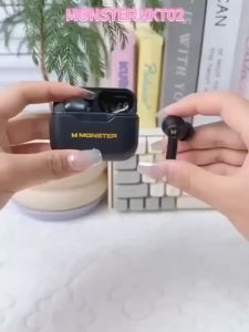 Monster XKT02 Wireless Earbuds TWS BT5.1 Earphones With Microphone HIFI Surround Sound Low Latency Noise Reduction Bluetooth Headphones For Phones & Tablet
