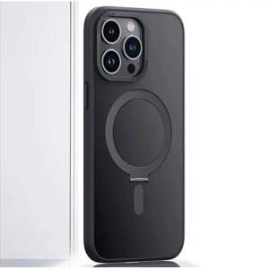 iMoke Defender Armor Alloy Magnetic Stand Case for iPhone 16 Pro Max/15 Pro Max / 15 Pro / 15 Plus / 14 Pro Max / 14 Pro / 13 Pro Max / 12 Pro Max