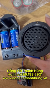 Linh kiện đồng hồ quả lắc cây- Bộ RUỘT ĐỒNG HỒ Quả Lắc CÂY NHẠC CHUÔNG ĐỒNG HỒ GỖ Hãng Sinix Hàn Quốc cao cấp CỠ BÉ mặt 27 cm đánh chuông nhạc cổ Avemaria Wetminter. Tự ngắt chuông về đêm- Tặng kèm 1 cặp pin tốt-Hàng cao cấp -Đồng Hồ Thanh Hùng