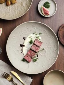 Elegant Round Ceramic Plate