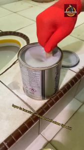 FULL SET 2K CLEAR Epoxy Colour Flake Coating Toilet Kitchen Floor Tile Leaking Waterproof ( 1L PRIMER/1L 2K CLEAR/1KG FLAKE / TOOL KIT)