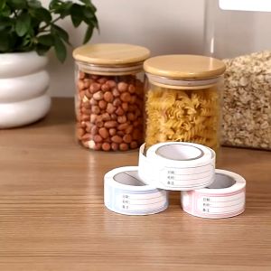 Cuộn 150 Nhãn Dán Ghi Chú Bảo Quản Thực Phẩm Trong Tủ Lạnh