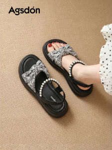 Agsdon | Summer New Casual One-Strap Sandals Womens Shoes Thick Sole