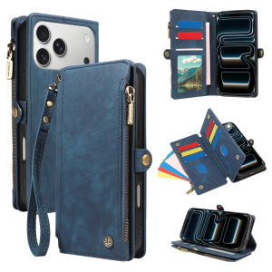 PU Leather Phone Case for Samsung GalaxyS26 S25 S24 S23 S21 S20 FE Plus with Card Slots Magnetic Flip RFID Blocking Wallet Cover