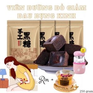 (TẶNG BÌNH NƯỚC) VIÊN ĐƯỜNG ĐỎ GIẢM ĐAU BỤNG KINH