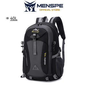 MENSPE Multifunctional Backpack 40L Outdoor Hiking Bag Waterproof Travel Backpack Men Camping Backpack Large Capacity Lightweight Sports Fitness Backpack Casual Shoulder Bag School Bag