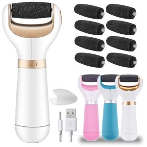 Electric Foot File Foot Callouses Dead Skin Remover Shaver Remove Dry Dead Hard Cracked Skin Safe and Painless Foot Care Tool