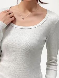 Warrior | Long Sleeve U-Neck Pure Cotton T-Shirt