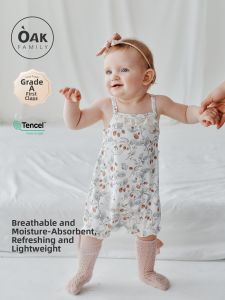 OAK FAMILY | Summer Newborn Baby Sleeveless Romper Breathable Modal