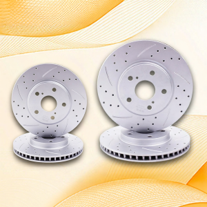 GELUODE | For New Passat B9 Tiguan Pro Front and Rear Brake Discs