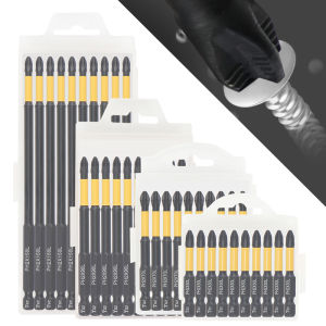 Magnetic Screwdriver bits PH2 Cross Screwdriver Bits Set Impact Drill Bit Screw Alloy Steel Non-slip Cross Screwdriver