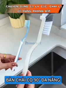 Bàn Chải Cọ Rửa Đa Năng Cốc Chai Lọ Thuỷ Tinh Ly Bình Sữa Chổi Vệ Sinh Bếp Khe Rãnh Hẹp Phòng Tắm