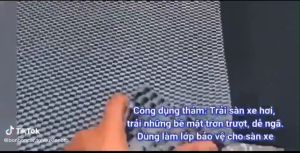 Thảm lót sàn ô tô cao su xe 4 - 5 chỗ loại dầy 0.6x3m