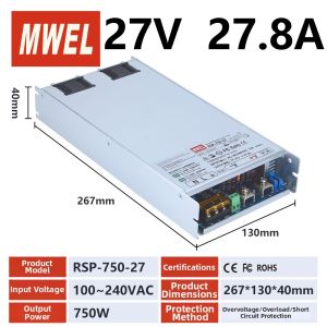 MWEL | High Power PFC Power Supply 24V 1500W