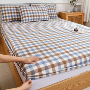 High-Quality Pure Cotton Bed Sheets Single Student Dormitory 3 Piece Set