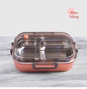 Hộp Cơm Bento Phân Cách Phong Cách Nhật Bản Đơn Giản