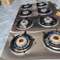 Bếp gas 8 lò WA8LCN Đầu đốt NHÔM chuyên mỳ cay bánh xèo hải sản vv. 