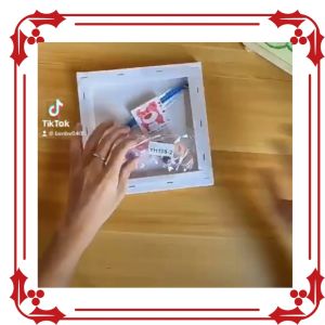 Tranh tô màu theo số Tranh sơn dầu số hoá mẫu 20cm sẵn khung đa dạng mẫu dễ thương đáng yêu