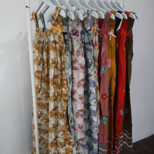 etnik fashion batik HAP daster L yukensi u can see tanpa lengan rayon premium kekinian pita wru