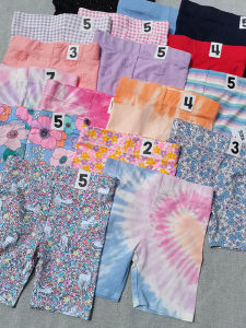 New Colors Arrived~ 3 Pieces Cotton Elastic Summer Leggings Shorts for Girls 2-10 Years Old Three-quarter Length Comfortable Fit