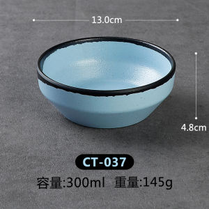 Melamine Plastic Japanese Style Small Bowl Restaurant Hot Pot Sauce Dish Multi-Compartment Tray Tableware Bowl Dish Cup Spoon Rice Bowl Commercial Use