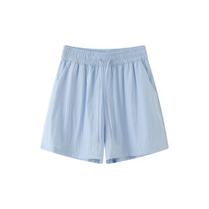 MiiOW | Ice Silk Yamamoto Shorts Women Summer Thin High Waist Loose Casual Quick Dry Pants Polyester Fiber Straight Leg Casual Trousers