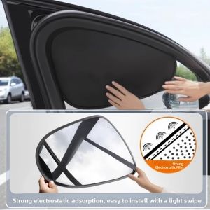MONLEYTA | German Car Sunshade Curtain Privacy Glass Car Interior Heat Insulation Baby Protection Static Absorption Easy Installation