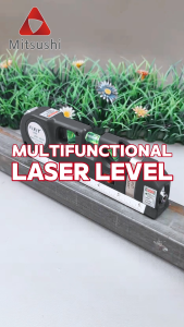 Mitsushi【เครื่องวัดระดับเลเซอร์ 3-in-1】 เลเซอร์วัดระดับ  ตลับเมตรเลเซอร์+ สายวัด 3 เมตร + ตลับเมตร + ชาร์จ USB