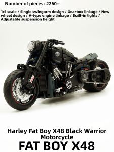 GULY | Bộ Lắp Ráp Mô Hình Xe Máy Harley X48 Tùy Chỉnh 1:5