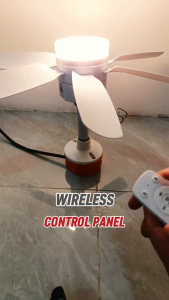 [with Remote]Fyseus by Mitsushi Ceiling Fan Light 40W/30W Ceilings Fan with Light Portable Ceiling Lighting Control Silent Fan AC Motor 5 Blades Cooling Fan Triolors Led Bulb Light