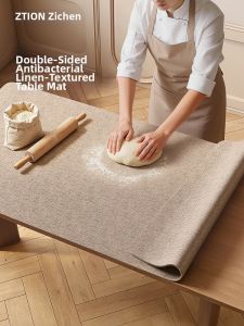 ZTION | Double-sided Linen Texture Waterproof and Oil-proof Table Pad
