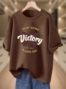 DVDK | Plus Size Loose Cotton T-Shirt Summer