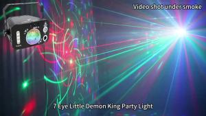 HCWE Night Light LED RG Laser Stage Light Indoor Disco Lamp for Birthday Event Club Home Party Holiday Wedding Decor Light