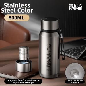 316 Stainless Steel Magnetic Tea Water Separation Portable Thermos Cup